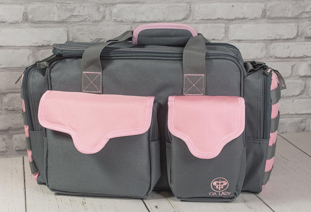 Powder pink bag sale